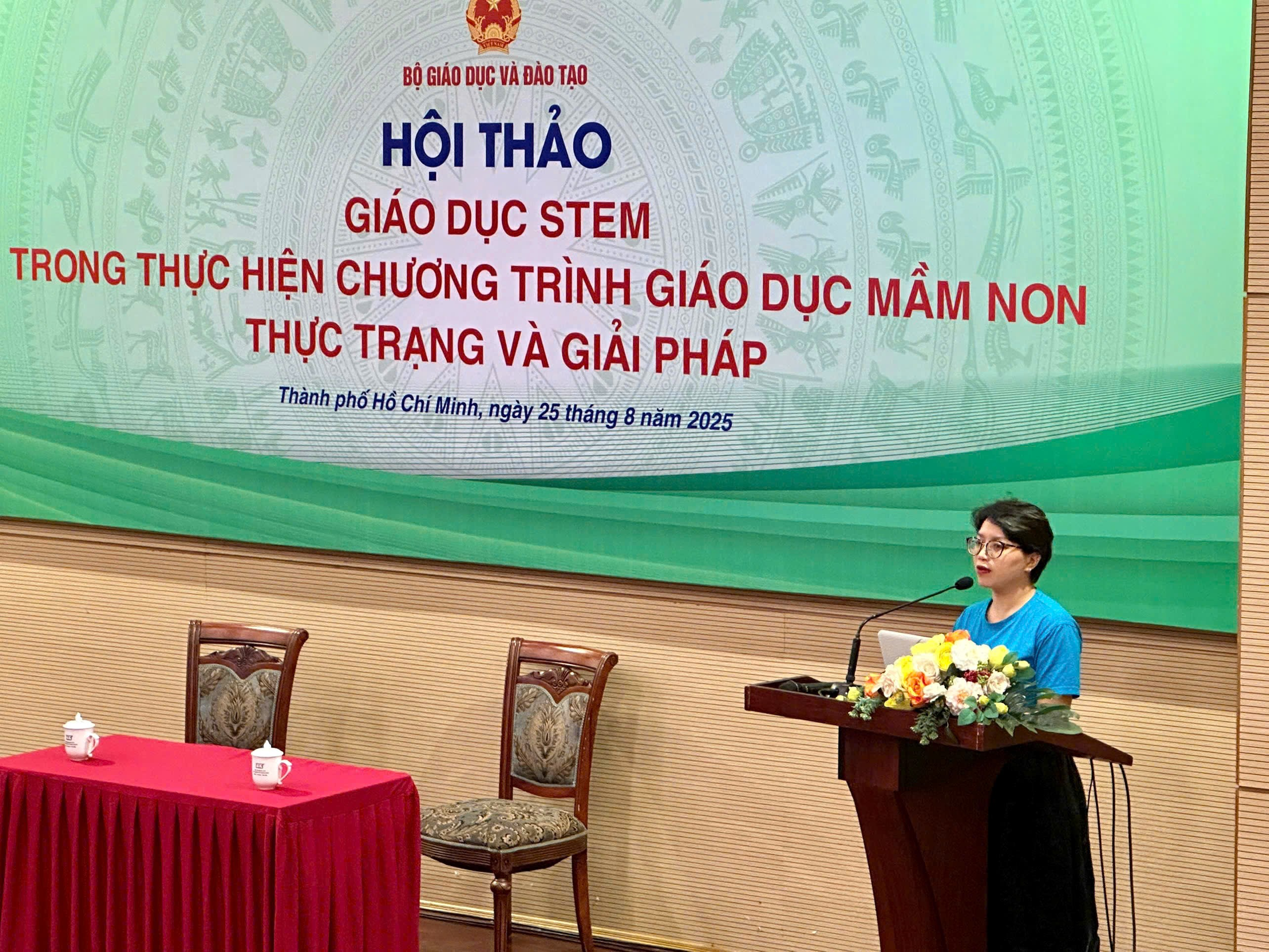 Đại diện Unicef Việt Nam phát biểu tại Hội thảo.